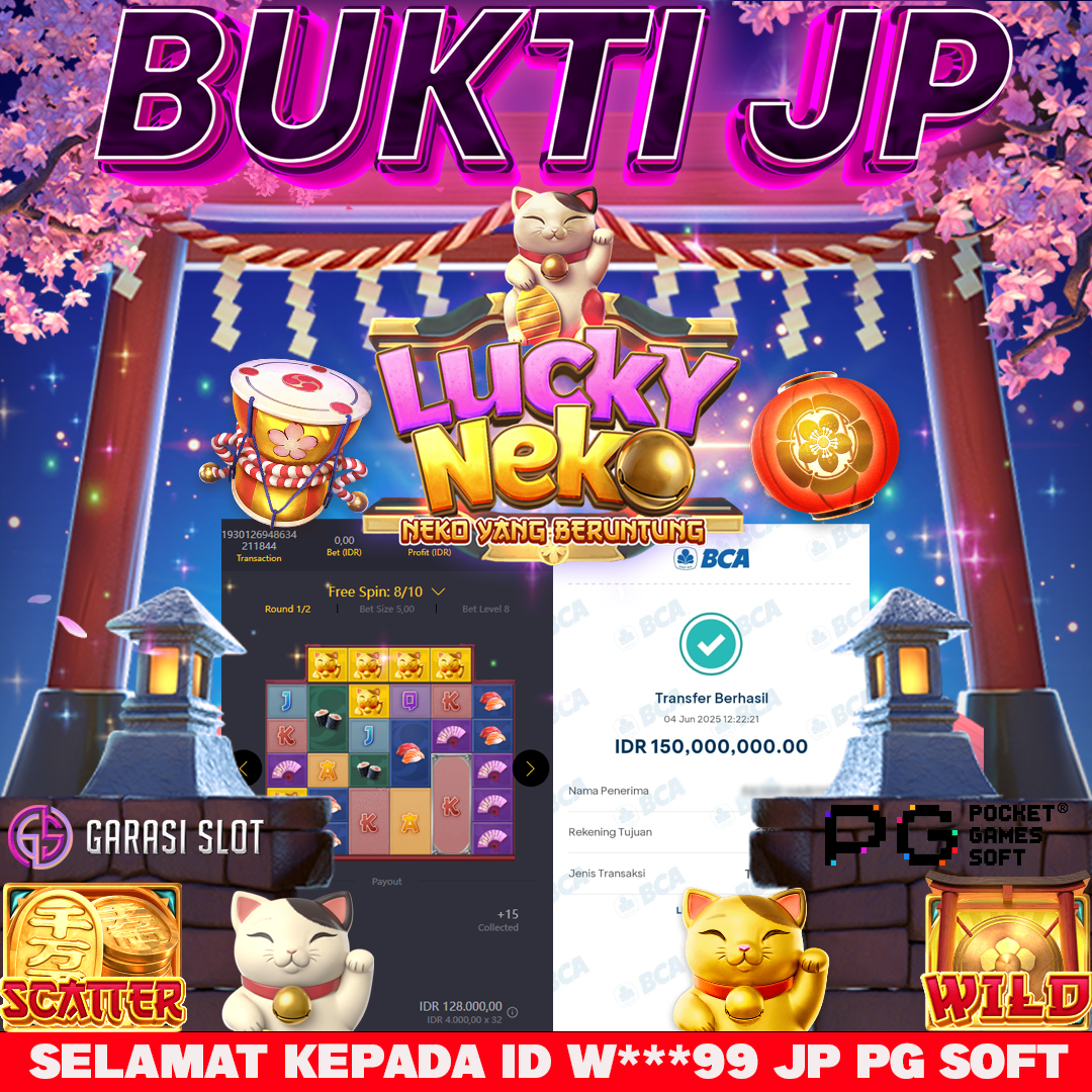 Garasislot : Lucky neko Jp Paus 2025