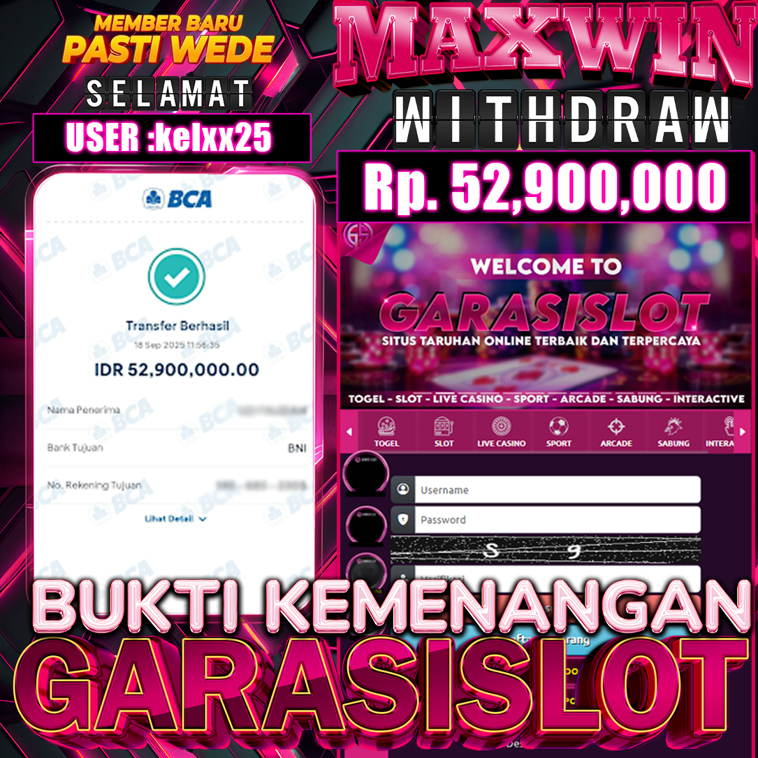 GARASISLOT Bukti kemenangan Big Bass Crash