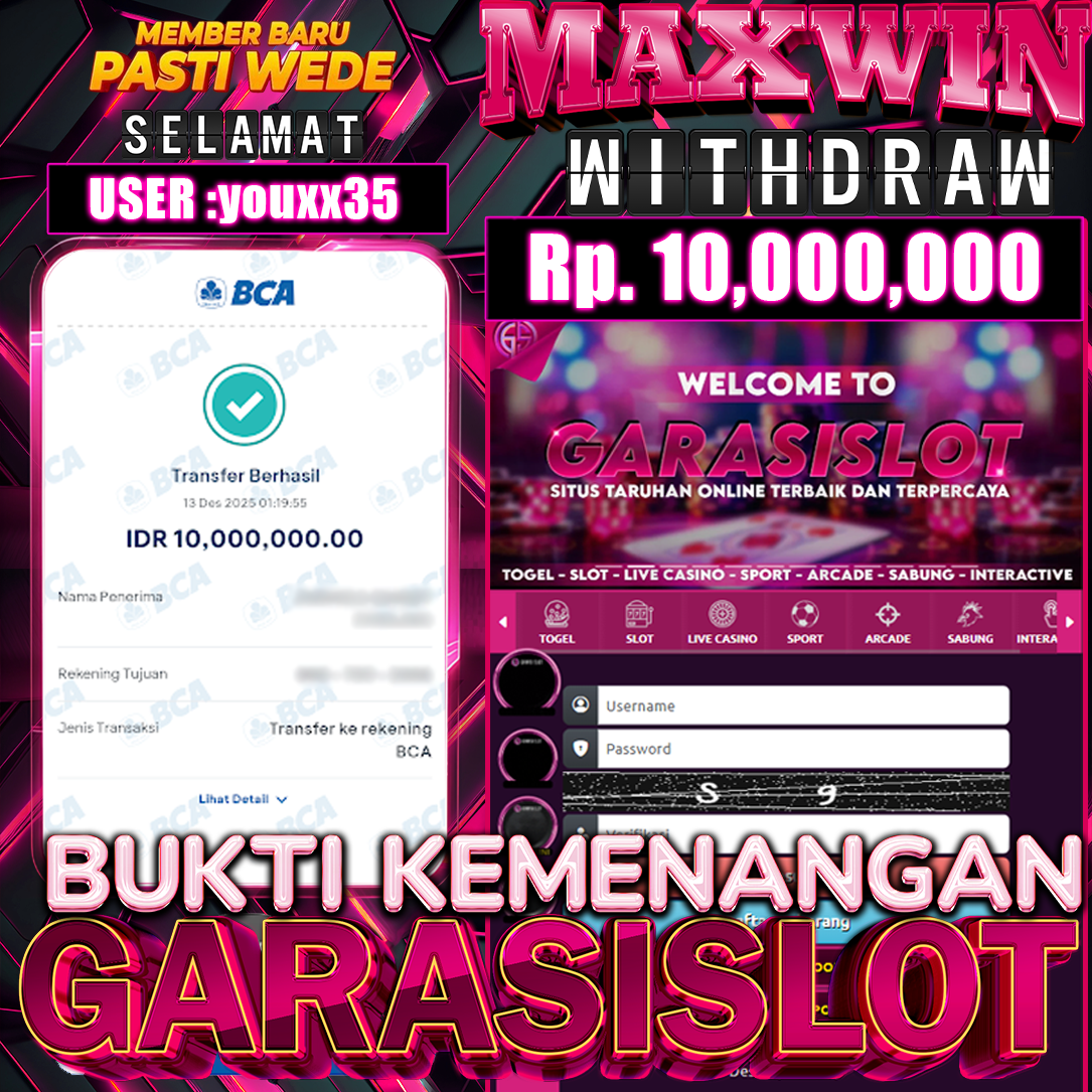 GARASISLOT Bukti kemenangan Mahjong Wins 2