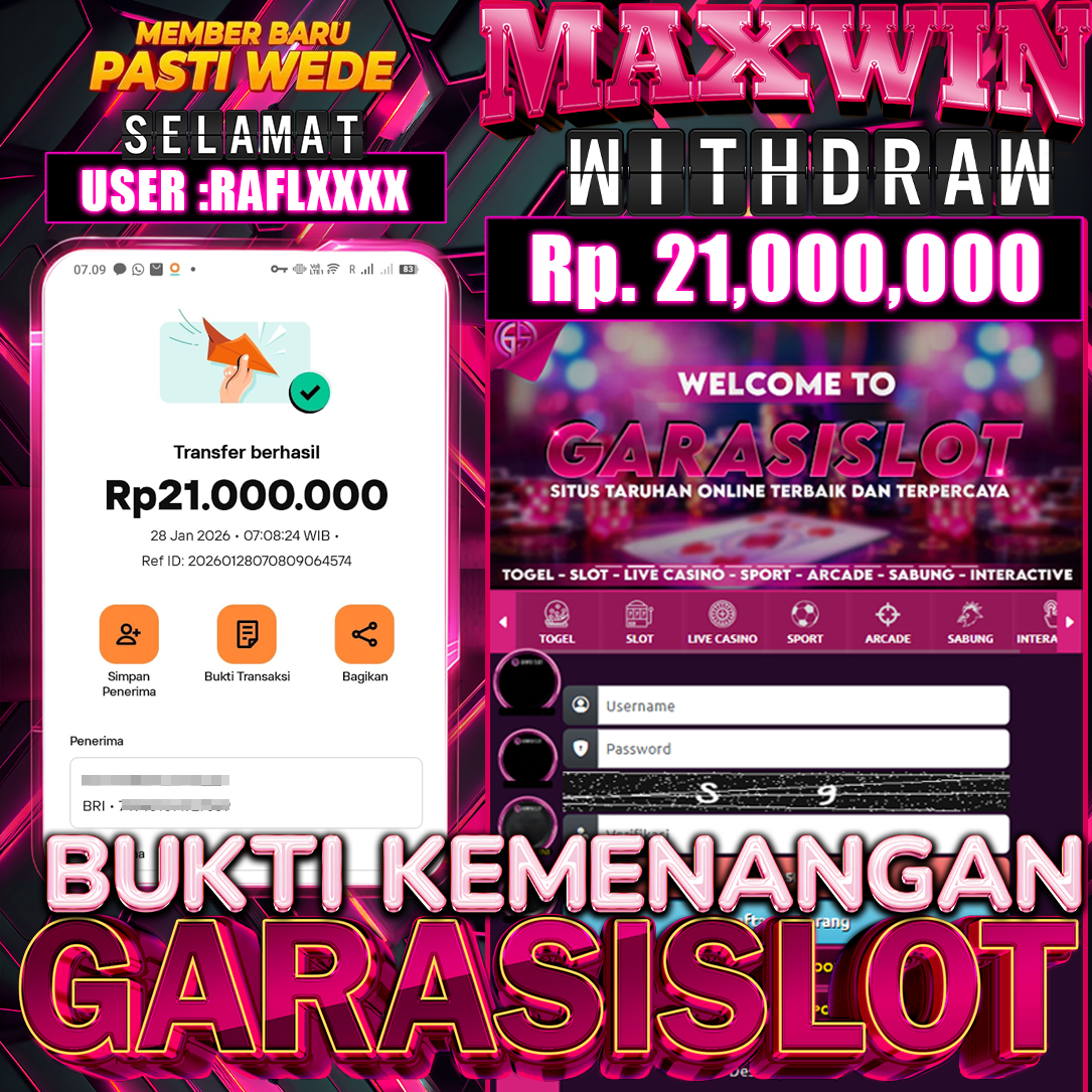 GARASISLOT Bukti Kemenangan Sweet Burst