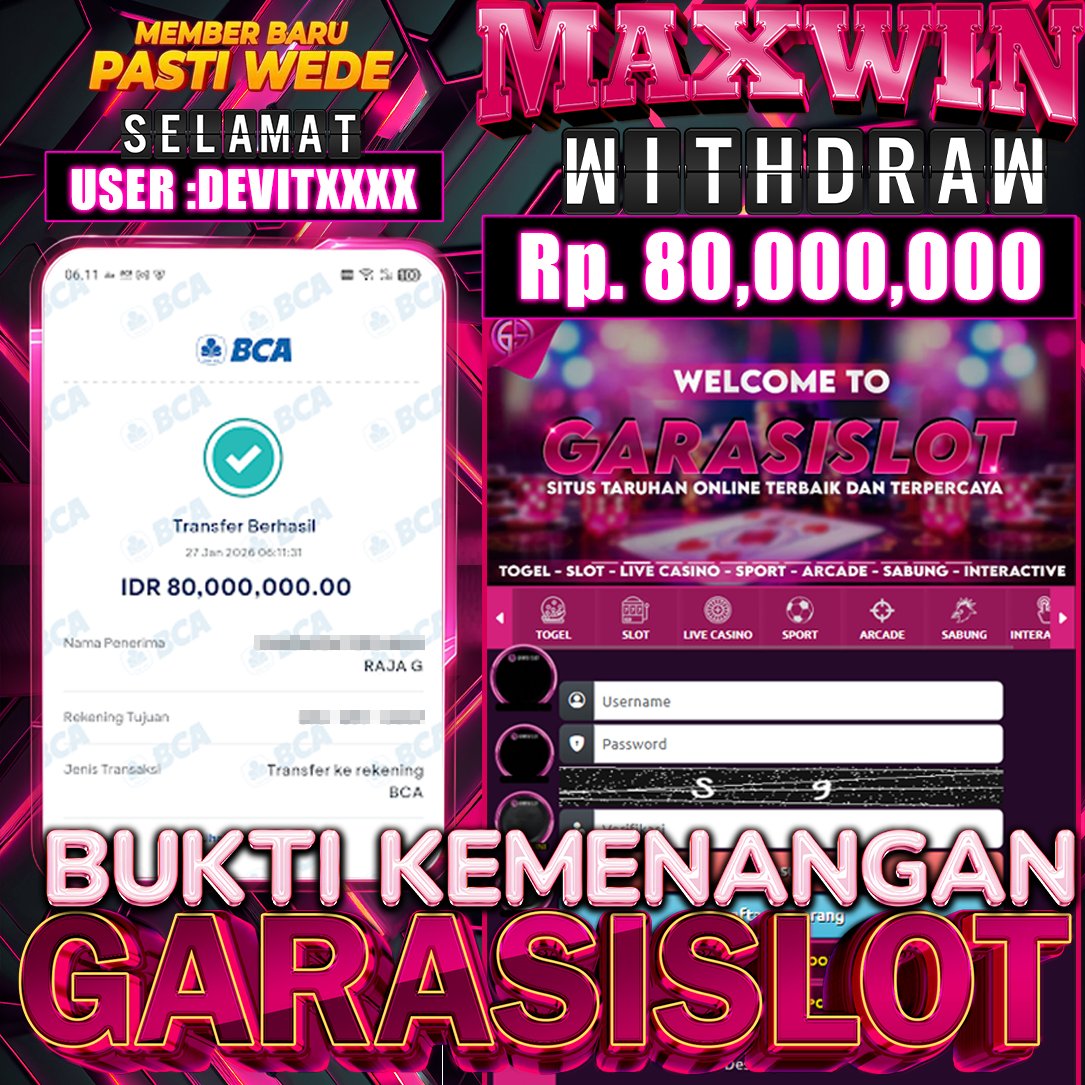 GARASISLOT Bukti Kemenangan Sweet Burst