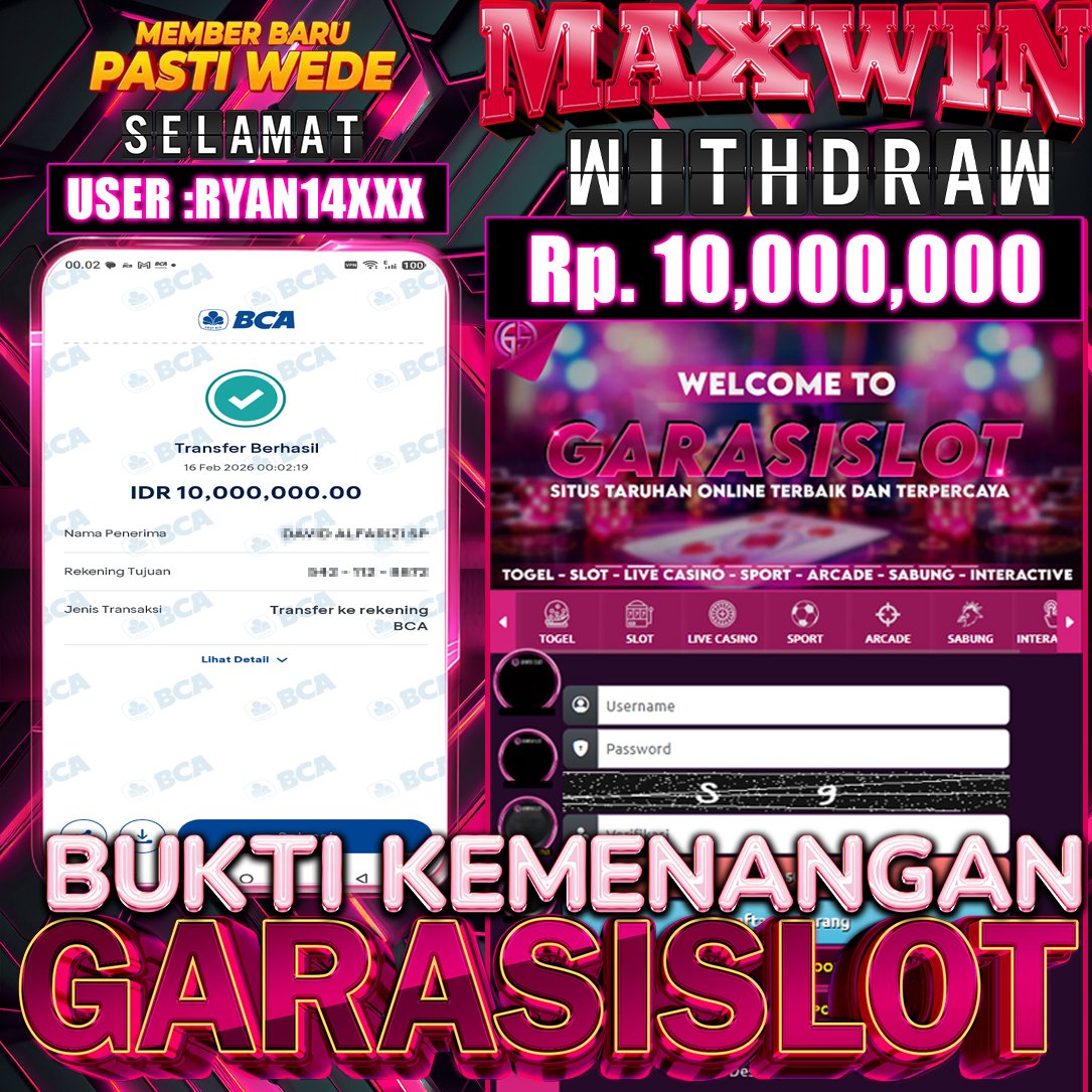 GARASISLOT Bukti Kemenangan Sugar Rush Xmas